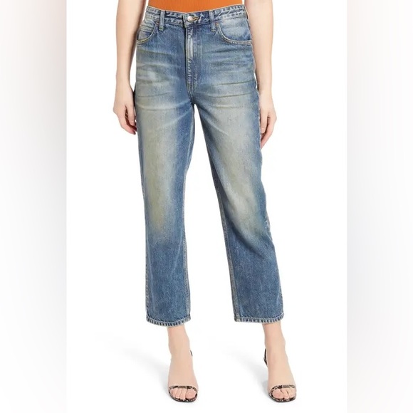 NWT Women’s Size 26 X 27 Lee Vintage Modern High Rise Straight Leg Ankle Jeans - Picture 1 of 14